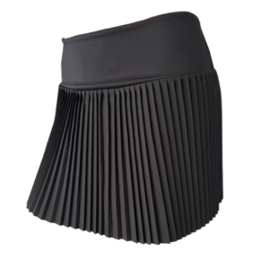 Falda Plisada Racket Negra